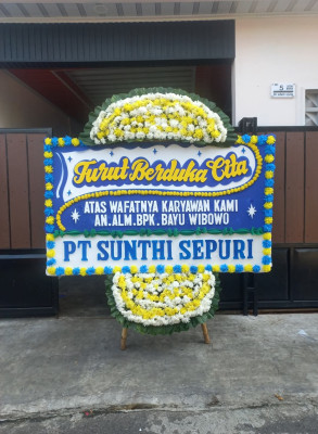 Papan Bunga Duka di Sagulung Kota