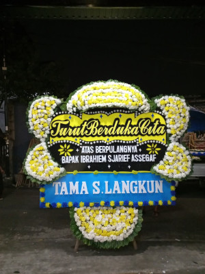 Papan Bunga Duka di Sagulung Kota
